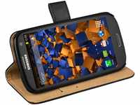 mumbi Echt Leder Bookstyle Case kompatibel mit Samsung Galaxy S3 / S3 Neo Hülle