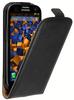 mumbi PREMIUM Leder Flip Case für Samsung Galaxy S3 / S3 Neo Tasche, Schwarz