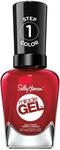 Sally Hansen Miracle Gel Nagellack ohne k&uuml;nstliches UV-Licht Rhapsody Red,