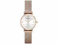 Emporio Armani Uhr für Damen , Zweizeiger Uhrwerk, 32MM Rose Gold...