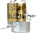 Optimus Benzinkocher Svea 1400 W - Messing Benzinkocher mit Alu Kochtopf