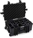 B&W Transportkoffer Outdoor - Typ 6800 - Schwarz mit variabler Facheinteilung,