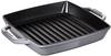 STAUB Gusseisen Grillpfanne mit zwei Griffen, Induktionsgeeignet, Quadratisch,...