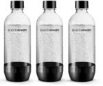 Sodastream 1L Tritan Kunststoffflasche 3er-Pack, Schwarz