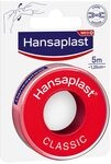 Hansaplast Fixierpflaster Classic (5 m x 1,25 cm), Tapeband zur einfachen und