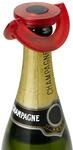 AdHoc dichter Sektflaschenverschluss GUSTO, Extrem flach Sektverschluss | Rot,