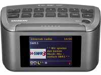 Sangean RCR-11 WF Digitales Uhrenradio (Internet-Radio, DAB+, Spotify-Player,