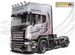 Italeri 510003906-1:24 Scania R730 Streamline 4x2, Figuren, Transparent,