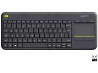 Logitech K400 Plus Kabellose Touch-TV-Tastatur mit integriertem Touchpad,...