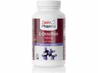 ZeinPharma L-Ornithin 500 mg 120 Kapseln (5 Wochen Vorrat) Glutenfrei, vegan,...