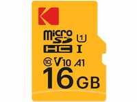 Kodak Premium microSD Speicherkarte 16 GB Class 10, inklusive SD Adapter
