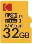 Kodak EKMSDM32GHC10K Premium 32GB microSDHC Speicherkarte, Highspeed, SD-Adapter