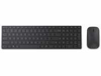 Microsoft Designer Bluetooth Desktop Keyboard Mouse Included QWERTY Black