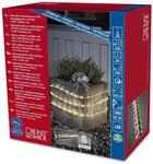 Konstsmide LED Lichterschlauch, 6m, mit Lichtsensor und 6h und 9h Timer, 96 warm
