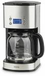 H.Koenig Edelstahl Filterkaffeemaschine 1,5L (12 Tassen) MG30, 1000W Graduierte