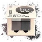 Benecos Quattro Eyeshadow smokey eyes | 4 hochpigmentierte Lidschattenfarben -