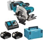 Makita Akku-Handkreiss&auml;ge 51 mm, (18 V/5 Ah, 2 Akkus und Ladeger&auml;t im Makpac),