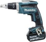 Makita Akku-Schnellbauschrauber, Ladeger&auml;t Im Makpac, T&uuml;rkis, Mit 2X Akku 5,0 Ah -
