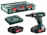 Metabo Akku-Schlagschrauber SSW 18 LTX 400 BL (602205500) 18V 2x Li-Ion;...