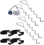 HUDORA Erdanker-Set - Trampolin Zubeh&ouml;r Bodenanker - 65011