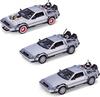 Back to the Future Movie Trilogy DeLorean 3-Pack