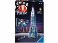 Ravensburger 3D Puzzle 12595 - Chrysler Building bei Nacht - 216 Teile - für