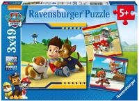 Ravensburger Puzzle Paw Patrol Helden mit Fell - 3x49 Teile Puzzle ab 5 | 3x49...