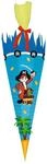 Ursus 9870002 - Schult&uuml;te Bastelset Easy Line Pirat, sechseckig, H&ouml;he ca. 68 cm,