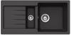 SCHOCK Küchenspüle 86 x 43,5 cm Typos D-150S Onyx - CRISTALITE Granitspüle...