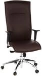hjh OFFICE 600040 Chefsessel Murano 20 Leder Braun B&uuml;rostuhl, hohe R&uuml;ckenlehne,