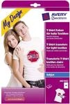 Avery-Zweckform My Design T-Shirt MD1002 Tintenstrahl Textilfolie DIN A4 f&uuml;r helle