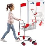 small foot Einkaufswagen "silber" aus Metall, Zubeh&ouml;r f&uuml;r Kaufmannsl&auml;den und