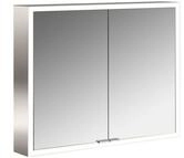 EMCO Asis Spiegelschrank mit LED-Beleuchtung (Breite 80 cm, Aufputz-Modell,