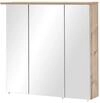 Schildmeyer Spiegelschrank 127263, silberfichte Dekor, 70,5 x 16 x 72,3 cm
