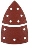 kwb Schleifdreiecke 100x62, 93 mm aus Edelkorund mit K&ouml;rnung 120, werkzeuglosem