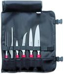 F. Dick Messerset Red Spirit (Rolltasche, Fleischgabel, Kochmesser,...