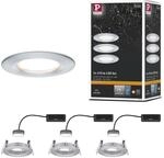Paulmann 939.01 Einbauleuchte LED Coin Slim IP44 rund 6,8W Alu 3er-Set dimmbar...