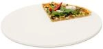 Relaxdays Pizzastein rund, Steinplatte f&uuml;r Pizza & Flammkuchen, Backstein f&uuml;r Ofen