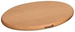 STAUB Magnetischer Untersetzer aus Holz, oval, 29x20 cm, F&uuml;r alle magnetischen