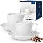 Villeroy & Boch &ndash; For Me Tassen- und Becherset Set 4 teilig Wei&szlig;,