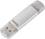 Hama 16GB USB Speicherstick, USB 3.2 Gen 1-Type-C, 2-in-1 USB-Stick, 40MB/s