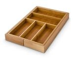 Relaxdays Besteckkasten verstellbar H x B x T: ca. 5 x 48 x 46 cm...