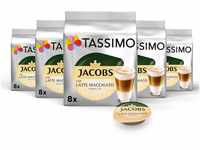 Tassimo Kapseln Jacobs Typ Latte Macchiato Vanilla, 40 Kaffeekapseln, 5er Pack,...