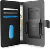 Puro Universal Slim Wallet 360° Cases Schutzhülle (für Smartphones) Schwarz