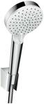 hansgrohe Crometta Duschkopfhalterset, mit Duschschlauch, 1,60 m, 2 Strahlarten,