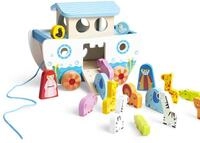 Hape Nachzieh-Arche &ndash; Holzspielzeug zum Nachziehen f&uuml;r Kinder, Lernspielzeug f&uuml;r