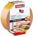 tesa Verlegeband extra stark klebend - Doppelseitiges Klebeband zum Verlegen von