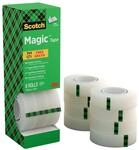 Scotch Magic Tape - Vorteilspack 8 Rollen, 19 mm x 33 m - Unsichtbares...