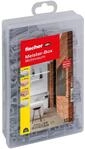 fischer Meister-Box Wohnraum, 132-teiliges D&uuml;belset, 6-10 mm Durchmesser,...