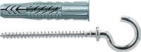 FISCHER Universald&uuml;bel UX 8 x 50 RH, je 25 Nylond&uuml;bel mit passenden Rundhaken,